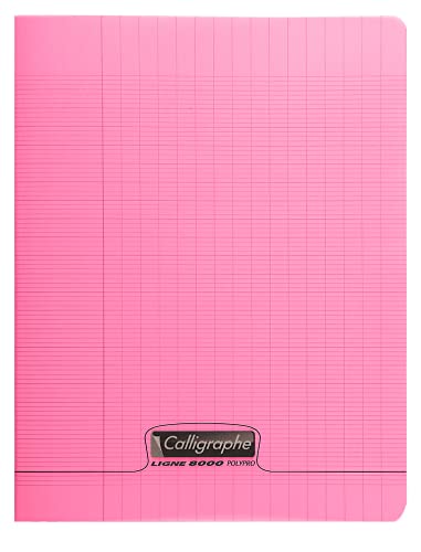 Clairefontaine 18121C - Heft / Schulheft Calligraphe 17x22 cm, 48 Blatt, französische Lineatur, 90g, Rosa, 1 Stück Clairefontaine 18121C - Heft / Schulheft Calligraphe 17x22 cm, 48 Blatt, französische Lineatur, 90g, Rosa, 1 Stück von Calligraphe