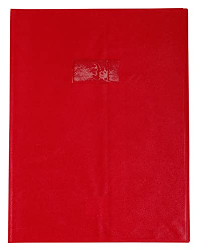 Clairefontaine 72403C - Heftumschlag Calligraphe Cristalux DIN A4+ 24x32 cm, Lederoptik, mit Etikettenhalter,blickdicht, Himbeerrot, 1 Stück Clairefontaine 72403C - Heftumschlag Calligraphe Cristalux DIN A4+ 24x32 cm, Lederoptik, mit Etikettenhalter,blickdicht, Himbeerrot, 1 Stück von Calligraphe