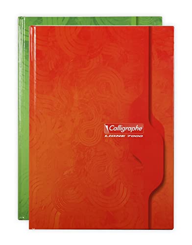 Clairefontaine 7270C - Kladde / Notizbuch geleimt Calligraphe mit Hardcover, DIN A4 21x29,7 cm, 96 Blatt, kariert, 70g, farbig sortiert, 1 Stück Clairefontaine 7270C - Kladde / Notizbuch geleimt Calligraphe mit Hardcover, DIN A4 21x29,7 cm, 96 Blatt, kariert, 70g, farbig sortiert, 1 Stück von Calligraphe