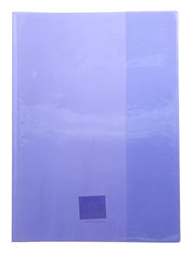 Clairefontaine 73206C - Heftumschlag / Heftschoner / Hefthülle Calligraphe Cristalux DIN A4 21x29,7 cm, Etikettenhalter, aus PVC transparent und strapazierfähig, glatt, Violett, 1 Stück Clairefontaine 73206C - Heftumschlag / Heftschoner / Hefthülle Calligraphe Cristalux DIN A4 21x29,7 cm, Etikettenhalter, aus PVC transparent und strapazierfähig, glatt, Violett, 1 Stück von Calligraphe