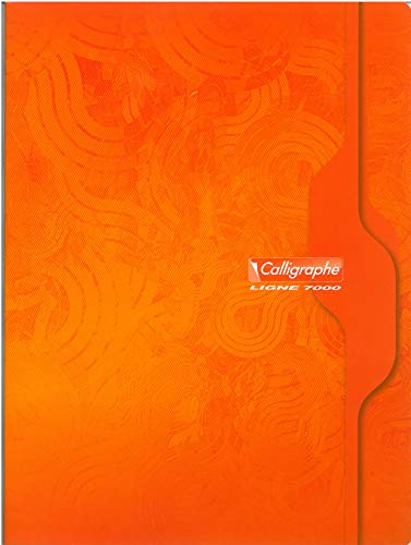 Clairefontaine 7499C - Packung mit 5 Heften Calligraphe geheftet, DIN A4+ 24 x 32 cm, kariert, 96 Blatt, 70 g, farbig sortiert, 1 Pack von Calligraphe