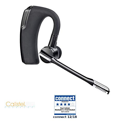 Callstel Handy Headset: Profi-Headset mit Bluetooth 4.2, HD-Mikrofon und Rauschunterdrückung (Headset Handy, Bluetooth, Handy Kopfhörer mit Mikrofon, Freisprecheinrichtung) von Callstel
