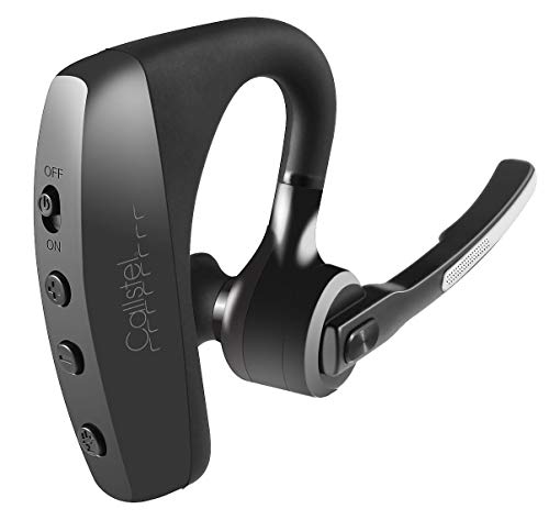 Callstel Headset 5.0, Bluetooth: Headset, Bluetooth 5, aptX, 2 HD-Mikrofone, Windgeräusch-Unterdrückung (Headset 5.0, Aptx HD, Bluetooth, Kopfhörer kabellos, Bluetooth, Freisprecheinrichtung) von Callstel