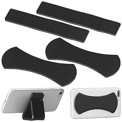 Callstel Klebepad: 4er-Set Anti-Rutsch-Pads für Smartphone und Tablet-PC, selbstklebend (Anti-Rutsch Aufkleber Handy, Antirutsch-Pad Auto, Halterungen für Navi) von Callstel