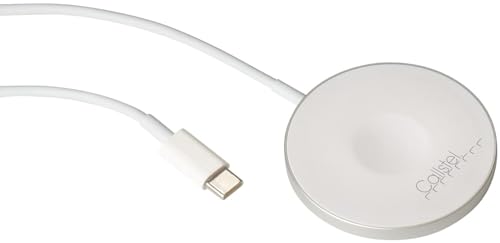 Callstel Ladekabel Smartphone 15: Kabelloses 3in1-Ladepad, Qi- & magnetisch-kompatibel, 2,5-15 Watt, 30 cm (Apple Watch Ultra Ladekabel, Apple Watch Kabel Series 3, Handyhalter) von Callstel