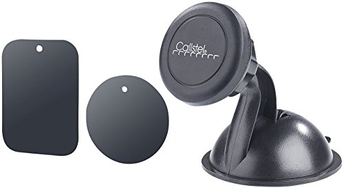 Callstel Tablet Magnethalterung: Kfz-Magnethalterung KMH-50.s für die Windschutzscheibe (Tablet Halterung Auto Magnet, Halter magnetisch, Handyhalterung fürs) von Callstel