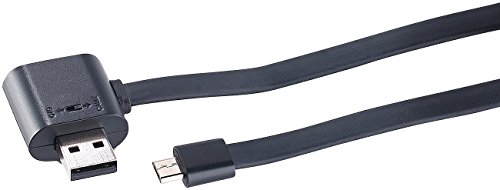 Callstel USB A Kabel: Micro-USB-Lade- & Daten-Flachkabel mit durchgeschleiftem USB-Port, OTG (Stecker für USB-Ladekabel, USB-Verlängerungen Schwanenhals, Tablet gleichzeitig nutzen) von Callstel