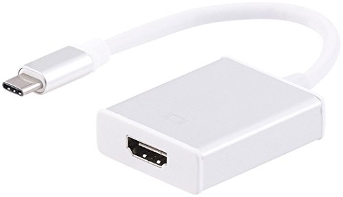 Callstel USB C to HDMI: Adapter USB-C-Stecker auf HDMI-Buchse (Typ C zu HDMI, HDMI USBC, Audio Konverter) von Callstel