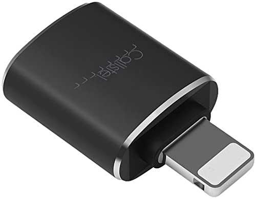 Callstel iPhone USB Stick: Kompakter USB-3.0-OTG-Adapter für Lightning-Anschluss, Metallgehäuse (iPhone USB Stick Adapter, Lightning USB Stick, Kopfhörer Kabel) von Callstel