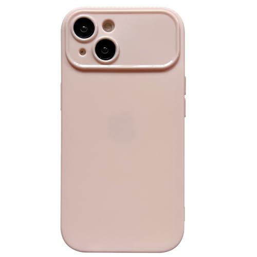 Callyue Schutzhülle für iPhone 15 Plus, erhöhte Kanten schützen Kamera und Bildschirm, ultradünn, stoßfest, Rosa von Callyue
