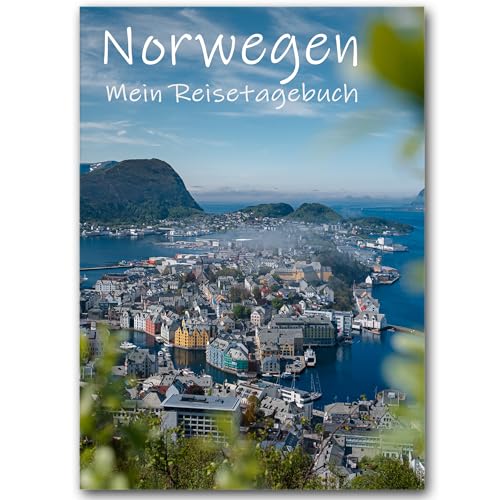 Reisetagebuch Norwegen zum Selberschreiben | Tagebuch mit viel Abwechslung, spannenden Aufgaben, tollen Fotos uvm. | gestalte deinen individuellen Reiseführer für Skandinavien | Calmondo von Calmondo