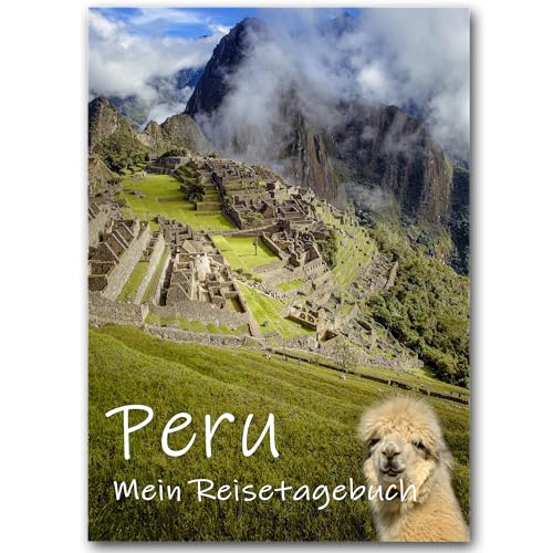 Reisetagebuch Peru zum Selberschreiben | Tagebuch mit viel Abwechslung, spannenden Aufgaben, tollen Fotos uvm. | gestalte deinen individuellen Reiseführer für Südamerika | Geschenkidee | Calmondo von Calmondo