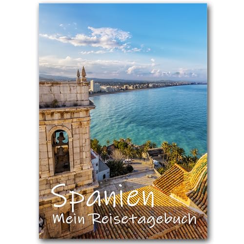 Spanien Reisetagebuch zum Ausfüllen | Dein Travel-Journal mit Reisevorbereitung, Tagebuch-Seiten, Achtsamkeits-Seiten, Fotos, Zitate uvm | gestalte deinen persönlichen Reiseführer | DIN A5 | Calmondo von Calmondo