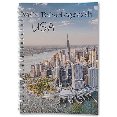 Reisetagebuch USA zum Selberschreiben - Spiralbindung | | Notizbuch Tagebuch mit viel Abwechslung zum Ausfüllen | gestalte deinen persönlichen Reiseführer | für Kinder und Erwachsene | Calmondo von Calmondo