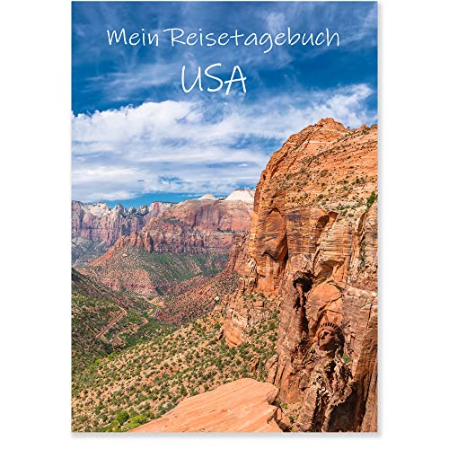 Reisetagebuch USA zum Selberschreiben | Tagebuch mit viel Abwechslung, spannenden Aufgaben, tollen Fotos uvm | gestalte deinen Reiseführer für Amerika | B-Ware (Neuware - Siehe Beschreibung) von Calmondo