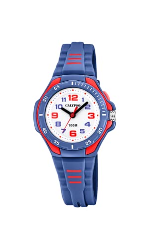 Calypso Watches Unisex Kinder Analog Quarz Uhr mit Plastik Armband K5757/5 von Festina