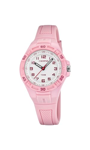 CALYPSO Analog, Modell Kinder, COR.Rosa. ESF. Weiß. Marke K5832/2 von Calypso