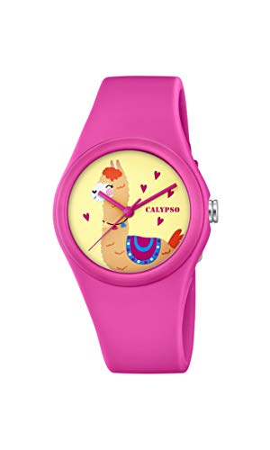 Calypso Mädchen Analog Quarz Uhr mit Plastik Armband K5789/4 von Calypso