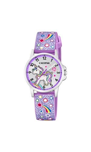 Calypso Watches Unisex Kinder Analog Quarz Uhr mit Plastik Armband K5776/6 von Calypso