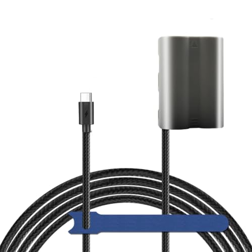 Camaisa Geflochtenes Kabel TYPE-C auf EN-EL3E Dummy-Akku EN EL3E DC Koppler für Nikon D50 D100 D200 D300 D300S D700 Camaisa Geflochtenes Kabel TYPE-C auf EN-EL3E Dummy-Akku EN EL3E DC Koppler für Nikon D50 D100 D200 D300 D300S D700 von Camaisa