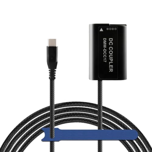 Camaisa Geflochtenes Kabel Type-C zu BLK22 Dummy-Akku DMW-DCC17 DC Koppler Für Panasonic Lumix S5 DC-S5 DC-S5K Kamera Camaisa Geflochtenes Kabel Type-C zu BLK22 Dummy-Akku DMW-DCC17 DC Koppler Für Panasonic Lumix S5 DC-S5 DC-S5K Kamera von Camaisa