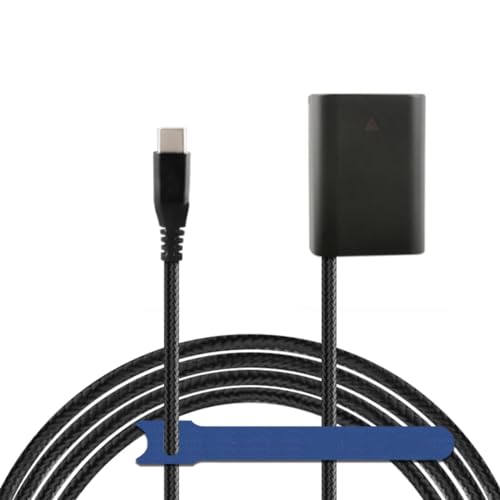 Camaisa Geflochtenes Kabel Type-C zu BLX-1 Dummy-Batterie BLX1 DC-Koppler Für Olympus OM-1 OM1 Kamera Camaisa Geflochtenes Kabel Type-C zu BLX-1 Dummy-Batterie BLX1 DC-Koppler Für Olympus OM-1 OM1 Kamera von Camaisa