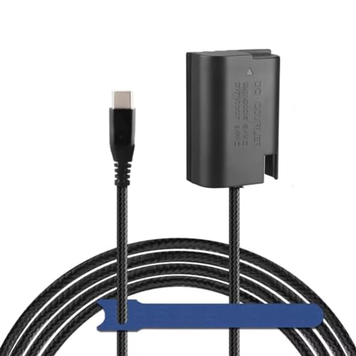 Camaisa Geflochtenes Kabel Type-C zu DMW-DCC12/DMW-DCC17 DC Koppler BLF19 BLF19E /DMW-BLK22 Dummy Akku für Panasonic Lumix DMC GH3 GH4 GH3K GH4K GH5 G9 DC-S5K S5GK Camaisa Geflochtenes Kabel Type-C zu DMW-DCC12/DMW-DCC17 DC Koppler BLF19 BLF19E /DMW-BLK22 Dummy Akku für Panasonic Lumix DMC GH3 GH4 GH3K GH4K GH5 G9 DC-S5K S5GK von Camaisa
