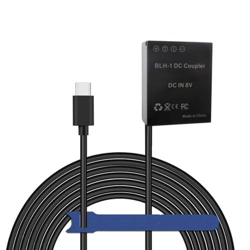 Camaisa PD USB-C Stromadapter zu PS-BLH-1 Dummy Akku BLH1 DC Koppler für Olympus Kameras E-M1 Mark II E-M1X E-M1 Mark III Camaisa PD USB-C Stromadapter zu PS-BLH-1 Dummy Akku BLH1 DC Koppler für Olympus Kameras E-M1 Mark II E-M1X E-M1 Mark III von Camaisa