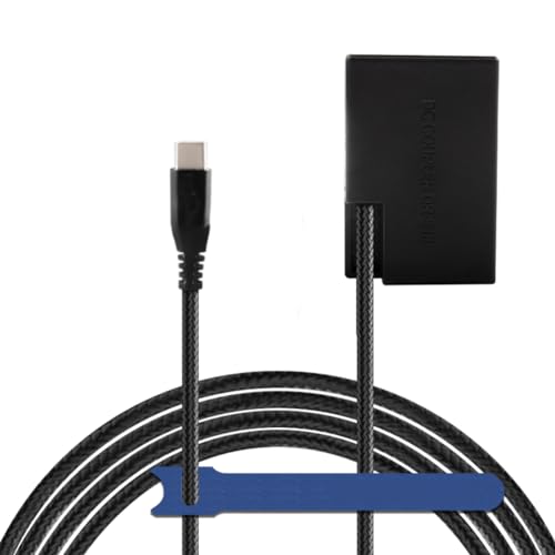 Camaisa PD USB-C Stromkabel zu LP-E17 Dummy Akku DR-E18 DC Koppler für Canon EOS Rebel T6i T7i SL2 SL3 RP R10 T6s T8i 77D 200D 250D 750D 760D 800D 850D Kameras. Camaisa PD USB-C Stromkabel zu LP-E17 Dummy Akku DR-E18 DC Koppler für Canon EOS Rebel T6i T7i SL2 SL3 RP R10 T6s T8i 77D 200D 250D 750D 760D 800D 850D Kameras. von Camaisa
