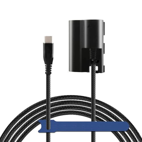Camaisa PD USB-C zu DR-400 DC Koppler BP511 Dummy Akku für 10D 20D D0Da 30D 40D 5D 50D D30 D60 Camaisa PD USB-C zu DR-400 DC Koppler BP511 Dummy Akku für 10D 20D D0Da 30D 40D 5D 50D D30 D60 von Camaisa