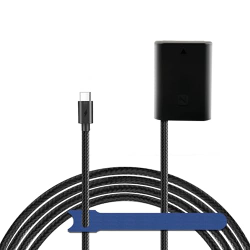 Cmaisa Geflochtenes Kabel Type-C zu NP-FZ100 FZ100 Dummy Akku für Sony a6600 a7C A7M3 A7RM3 A7RM4 A7SM3 a9 A9M2 FX3 Cmaisa Geflochtenes Kabel Type-C zu NP-FZ100 FZ100 Dummy Akku für Sony a6600 a7C A7M3 A7RM3 A7RM4 A7SM3 a9 A9M2 FX3 von Camaisa
