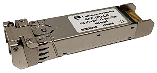 Cambium Networks 10G SFP+ SMF LR Transceiver, 1310nm. -40C to 85C, W125970370 (1310nm. -40C to 85C SFP-10G-LR, Fiber Optic, 11300 Mbit/s, SFP+, 10000 m, 1310 nm, 1.1 W) von Cambium Networks