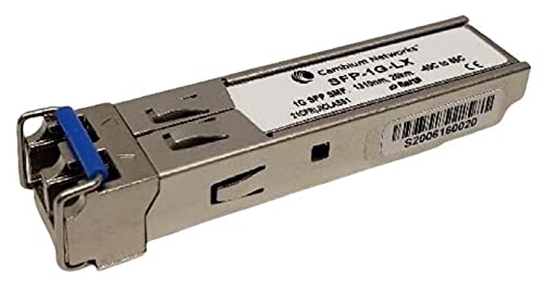 Cambium Networks 1G SFP SMF LX Transceiver, 1310nm. -40C to 85C, W125970373 (1310nm. -40C to 85C SFP-1G-LX, Fiber Optic, 1000 Mbit/s, SFP, 20000 m, 1310 nm, -40-85 øC) von Cambium Networks