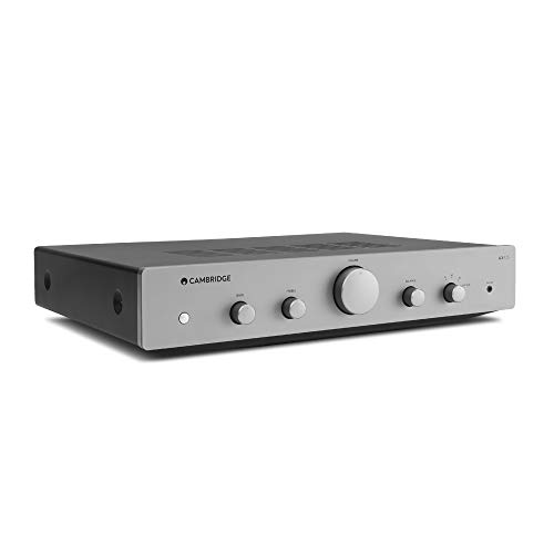 Cambridge Audio AXA25-25 Watt separater integrierter Stereo-Verstärker HiFi-System mit Klang- und Balance-Regler und Aux-Eingang an der Vorderseite - Lunar Grey von Cambridge Audio