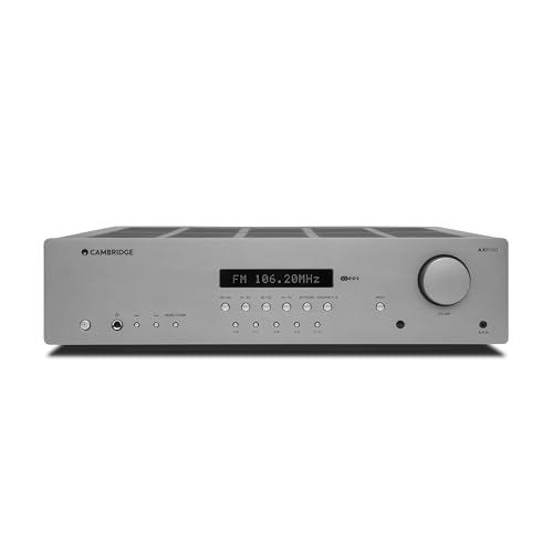 Cambridge Audio AXR100 – 100-Watt-Stereo-Verstärker mit eingebautem Phono-Vorverstärker, Bluetooth und AM/FM von Cambridge Audio