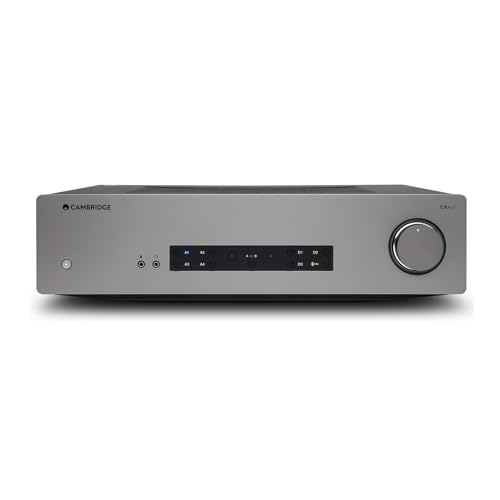 Cambridge Audio CXA61-60 Watt separater integrierter Stereo-Verstärker HiFi-System mit Bluetooth aptX HD und ESS SABRE DAC - Lunar Grey von Cambridge Audio