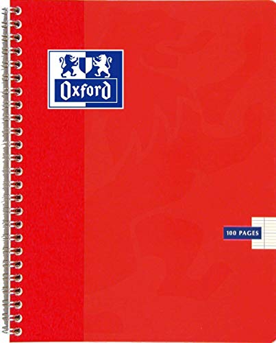 Oxford 100102061 Spiralbuch, 170 x 220 mm, 50 Blatt von Cambridge