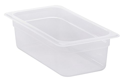 Cambro 746433 Gastronormbak, 1/3 GN, 325mm Länge x 176mm Breite x 100mm Höhe, Durchscheinend, 6 Stück von Cambro