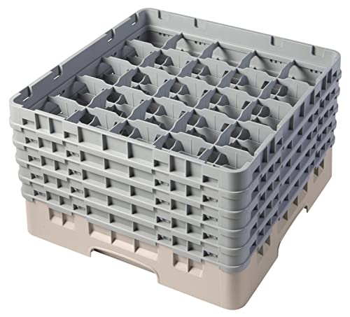 Cambro Camrack 25 Compartment Glass Rack Beige - Max Height 257mm Cambro Camrack 25 Compartment Glass Rack Beige - Max Height 257mm von Cambro