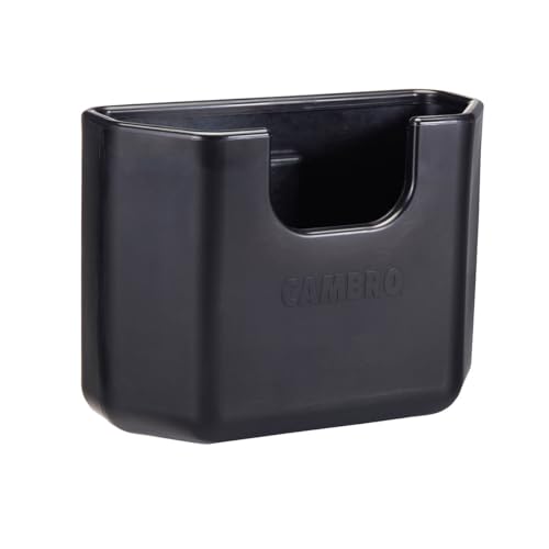 Cambro FE731 Pro Quick Connect Abfalleimer aus Polypropylen, klein, 309 x 406 x 178 mm, Schwarz von Cambro