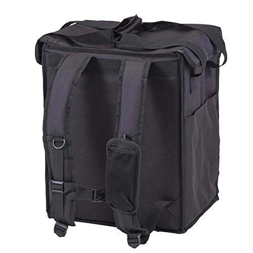 Cambro Faltbarer Rucksack für Delivery, Polyester mit Schaumstoff beschichtet, Schwarz, 28x35,5x43,2 cm von Cambro