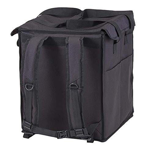 Cambro Gbbp151417 Großer Faltbarer Rucksack für Delivery, Polyester mit Schaumstoff beschichtet, Schwarz, 38,1 x 35,5 x 43,2 cm von Cambro