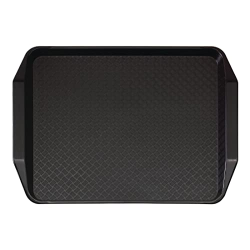 Cambro Polypropylen Fastfood Serviertablett mit Griffen schwarz 43x30cm, Sie erhalten 1 Stück Cambro Polypropylen Fastfood Serviertablett mit Griffen schwarz 43x30cm, Sie erhalten 1 Stück von Cambro