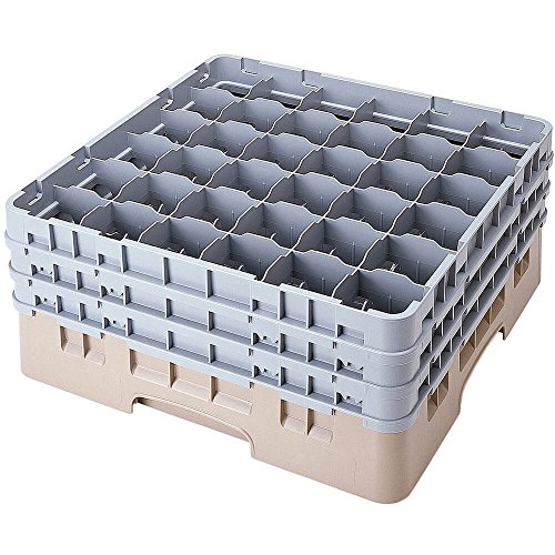 Voetglazenkorf m/3 opzetstukken 500x500 H 225mm max 174mm 36 comp. Cambro 36S638-184 Beige Voetglazenkorf m/3 opzetstukken 500x500 H 225mm max 174mm 36 comp. Cambro 36S638-184 Beige von Cambro