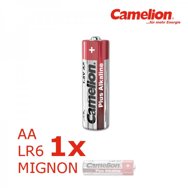 Batterie Mignon AA LR6 1,5V PLUS Alkaline - Leistung auf Dauer - CA... von Camelion