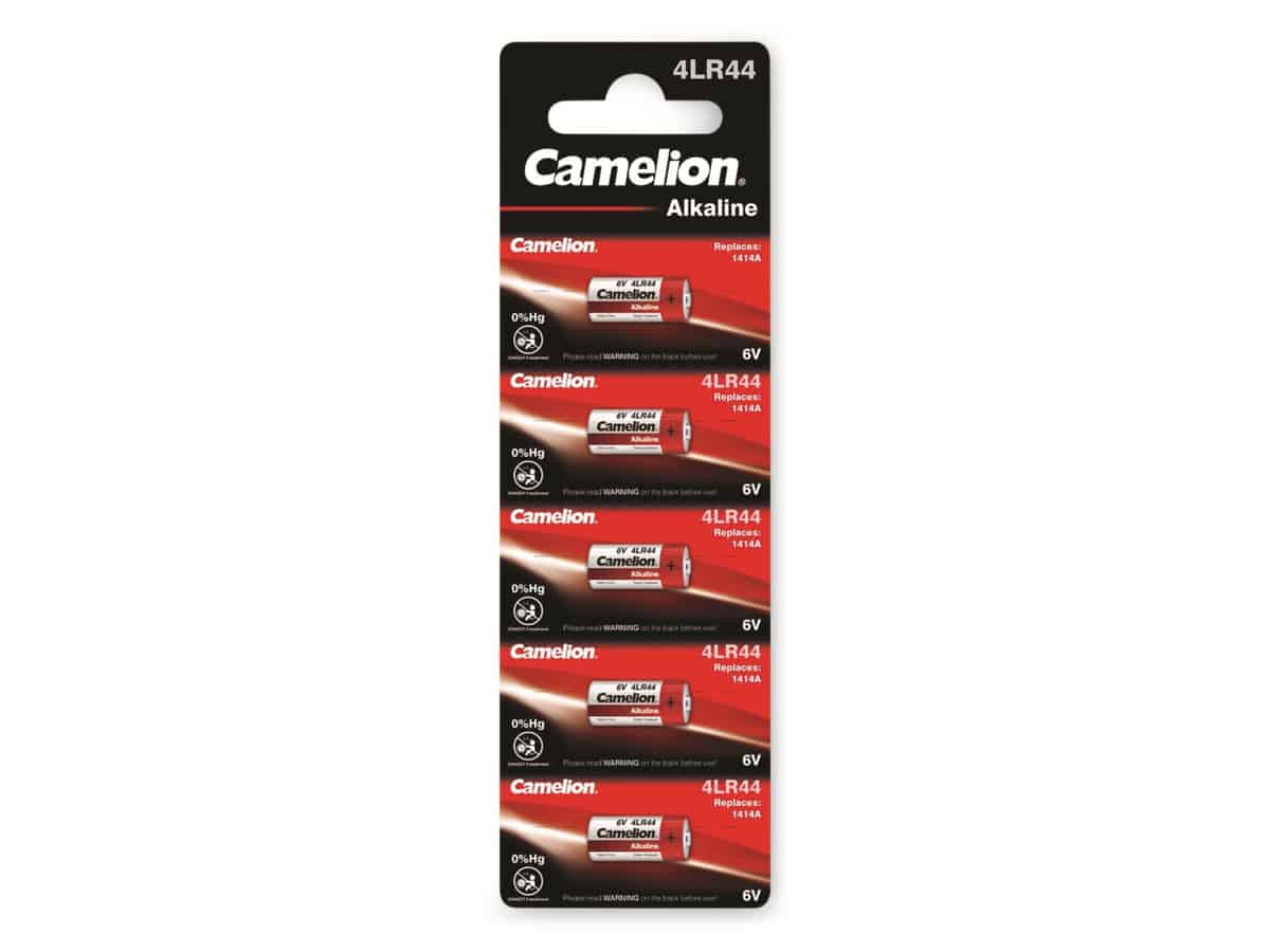 CAMELION Alkaline-Batterie 4LR44 5 Stück von Camelion