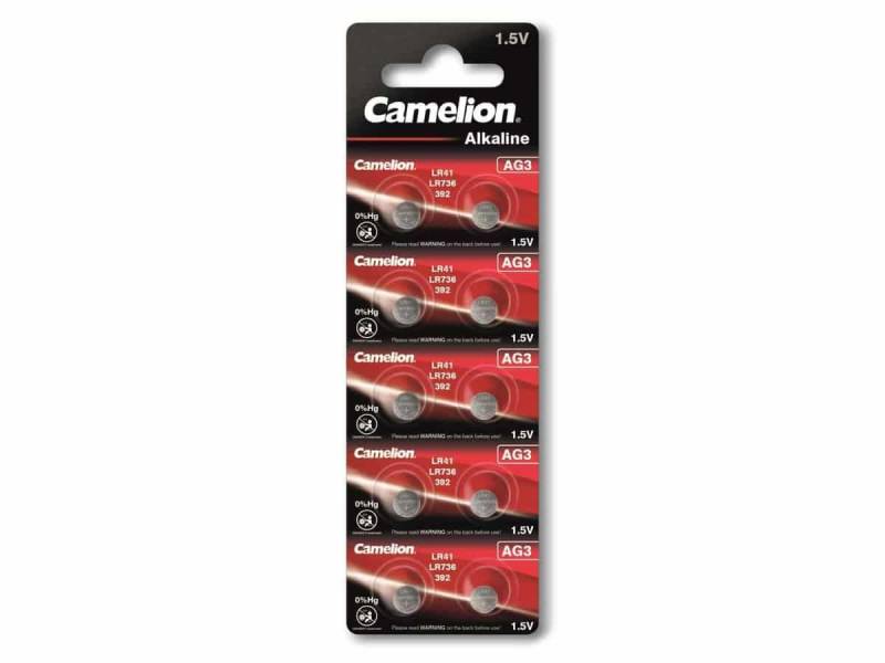CAMELION Knopfzelle AG3, 10 St. von Camelion