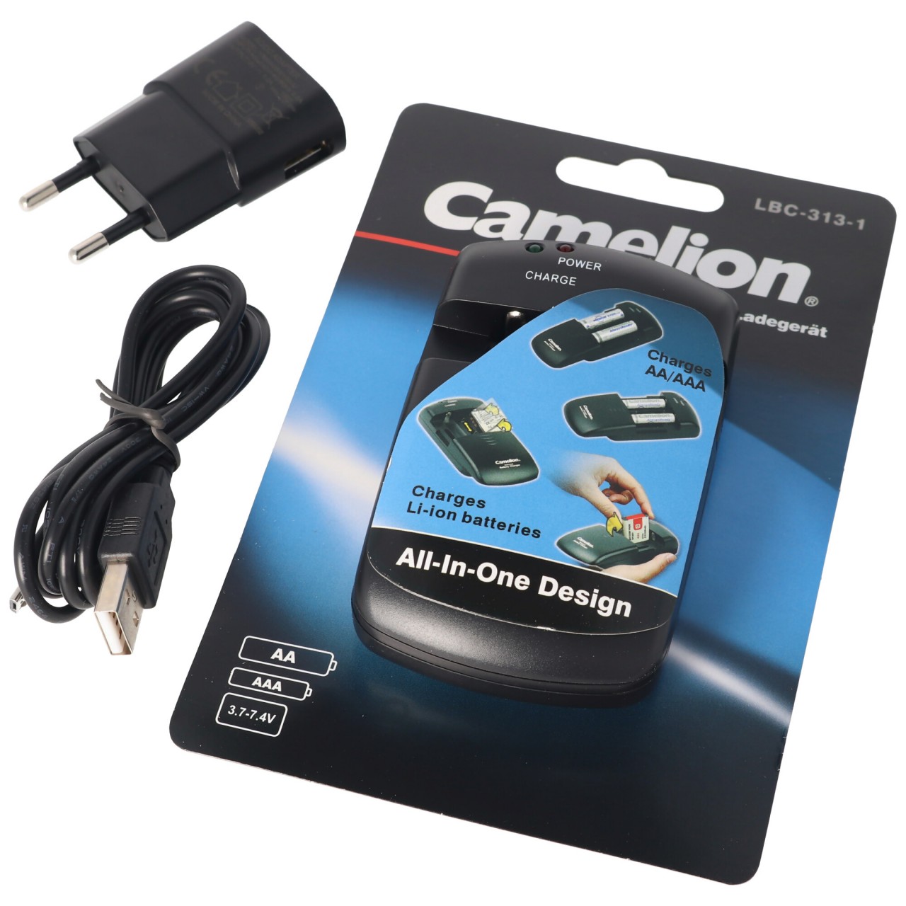 CAMELION LBC-0313-1 Universal-Ladegerät BP1 von Camelion