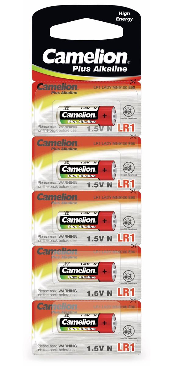 CAMELION Lady Batterie, Plus Alkaline, 5 Stück von Camelion