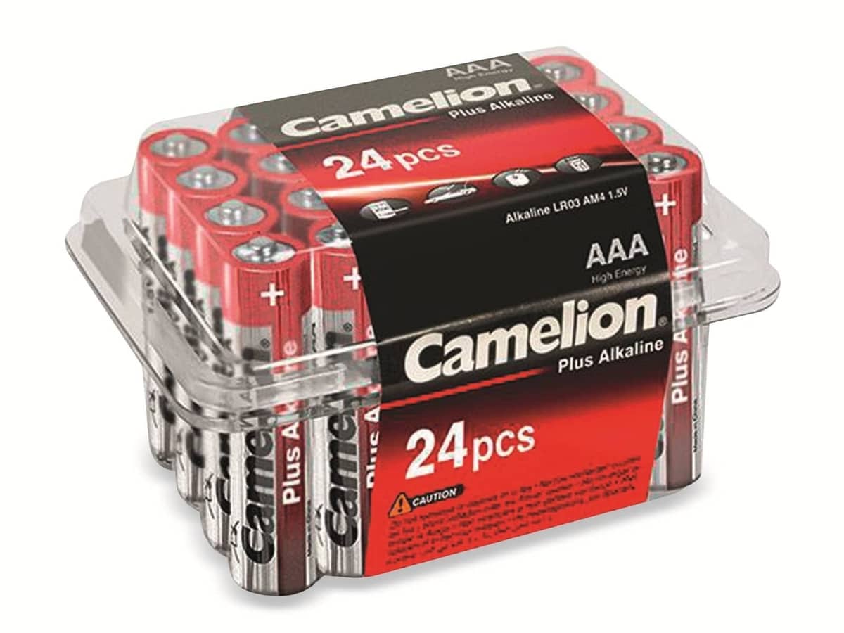 CAMELION Micro-Batterie, Plus-Alkaline, LR03, 24 Stück von Camelion